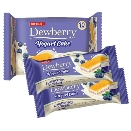 

Dewberry Yogurt Cake Fruit Blueberry Strawberry Kue Filipina isi 10pcs Jack n Jill Snack Impor