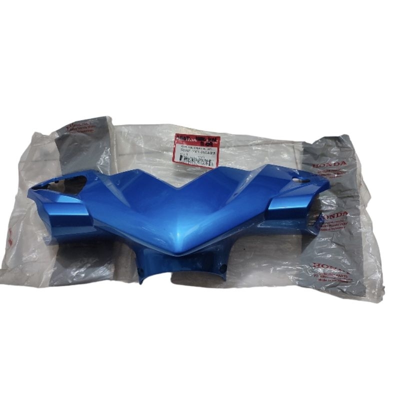 Cover kepala depan Batok Kepala honda Beat Karbu biru Original