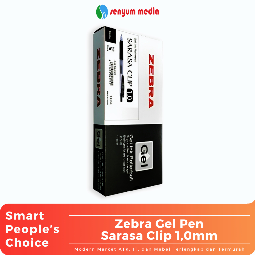 

Zebra Gel Pen Sarasa 1,0mm ECER (1 Pcs) (S:PCS)