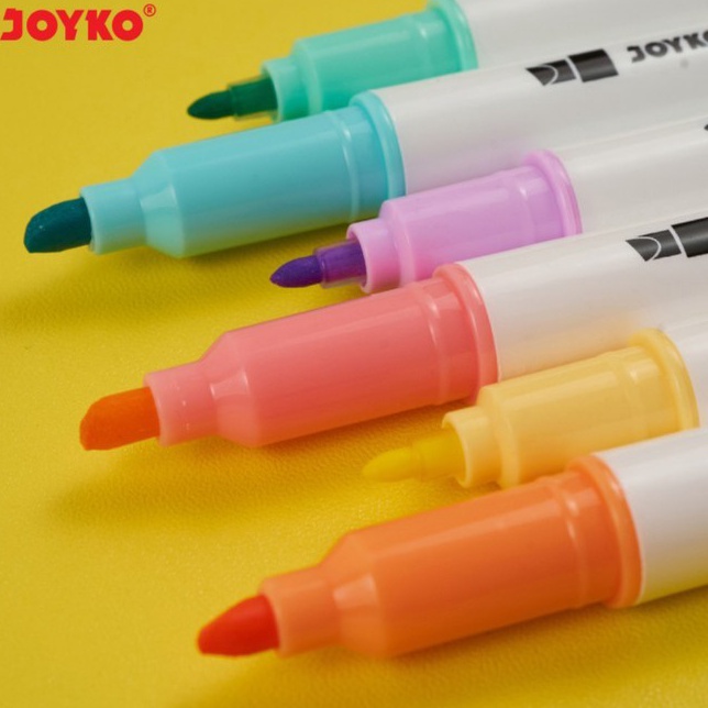 

Laris JOYKO PASTEL HIGHLIGHTER SET SPIDOL PENANDA BERWARNA PASTEL HL54 HL55 MURAH BERKUALITAS