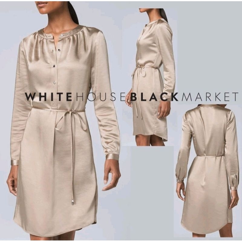 WHBM DRESS,SATIN TEBAL DAN MEWAH XXS