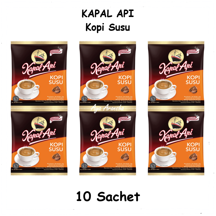 

KAPAL API I Kopi Susu I 10 Sachet