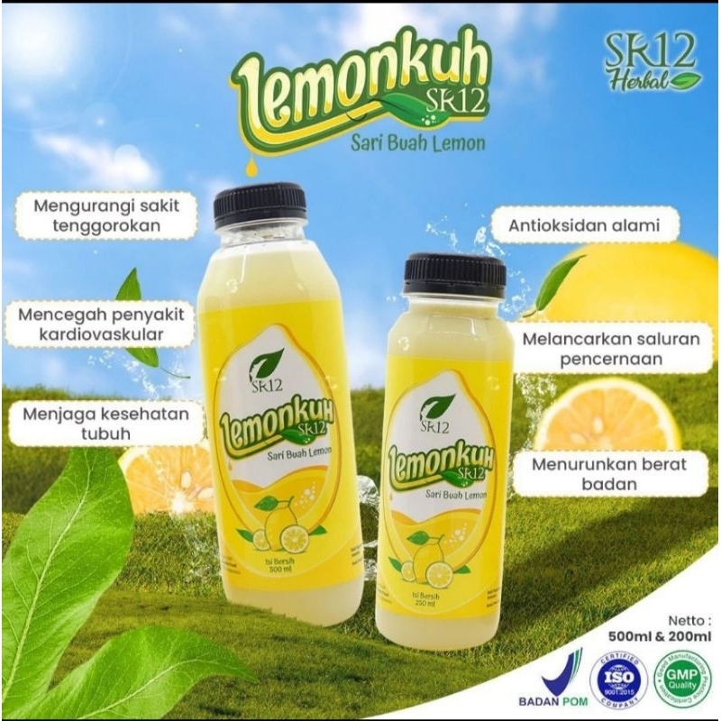 

SR12 Lemonkuh Sari Buah Lemon Asli Herbal