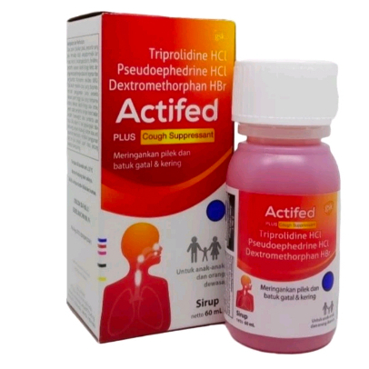 Actifed DM Syrup 60 ml (Merah)