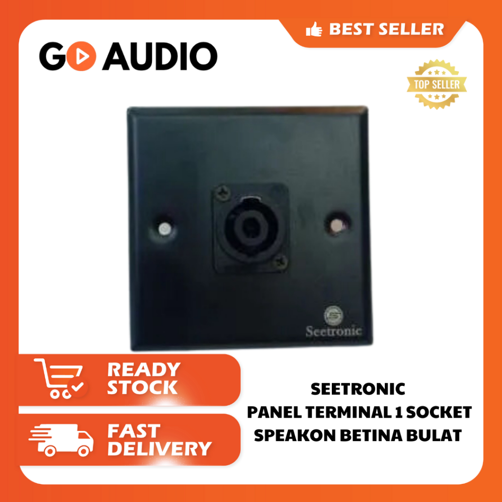 SEETRONIC | Panel Terminal Socket Speakon Betina Bulat WP 406 Original
