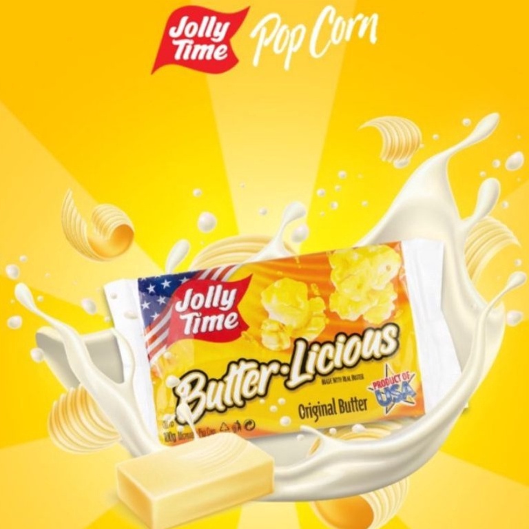 

R93 Popcorn Jolly Time Butter Licious Pop Corn Mentega Serba Murah