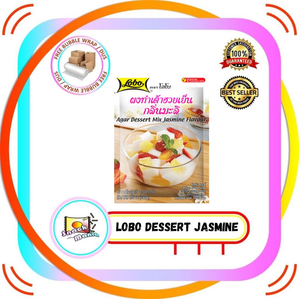 

Lobo Agar Dessert Mix Puding Susu Jasmine 130gr