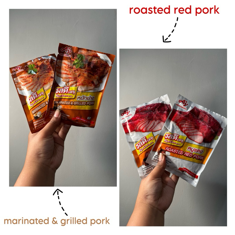 

READY STOCK BUMBU AJINOMOTO NON HALAL ORIGINAL FROM THAILAND / ROASTED RED PORK / MARINATED GRILLED PORK / BUMBU BABI PANGGANG