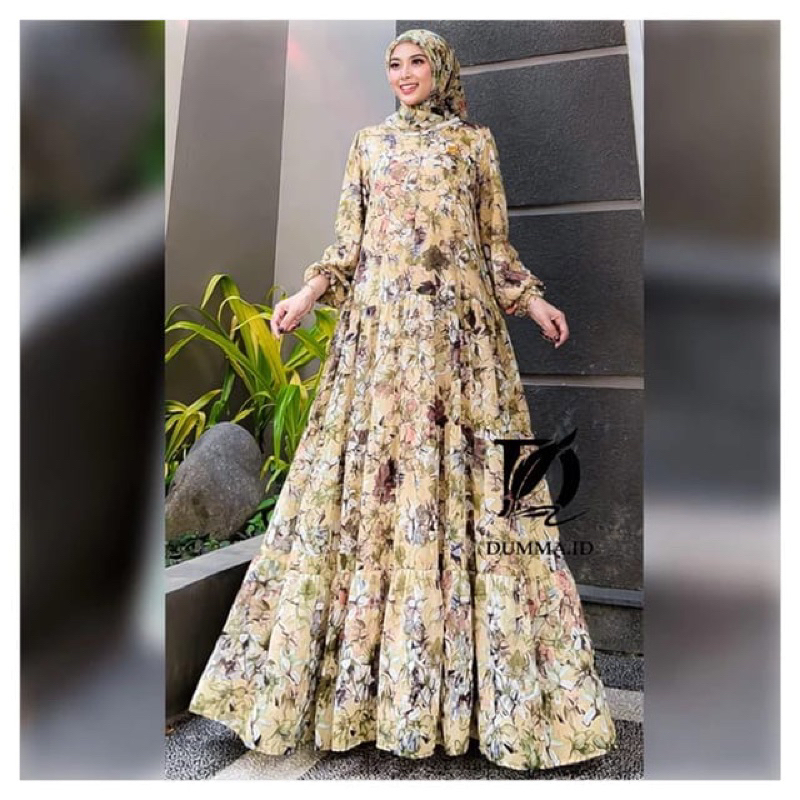 Sabbila by Dumma | baju wanita | kondangan| ceruty baby doll | gamis mewah