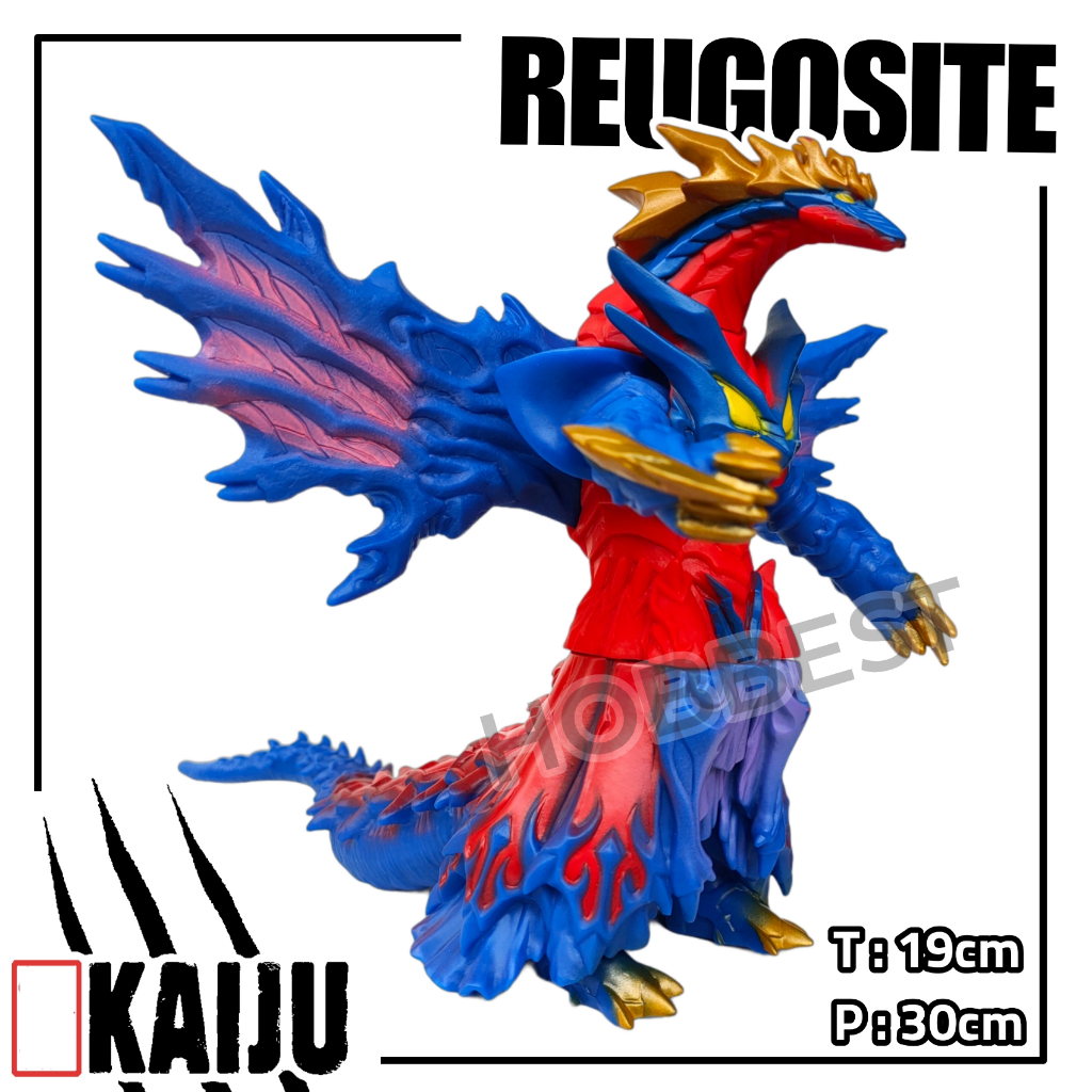 Mainan Monster Kaiju REUGOSITE Action Figure Miniatur Godzilla Karet Ultraman Leugocyte Leugosit