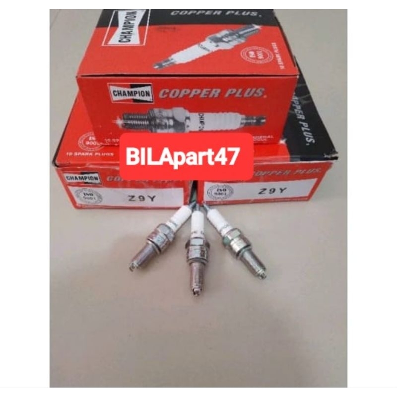 Busi Motor Champion Z9Y Bebek Matic Busi Grand Supra Busi Mio Jupiter Original