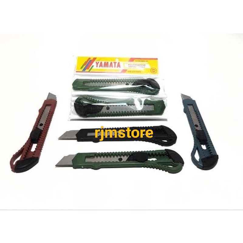 

( 6 PCS ) PISAU CUTTER BESAR YAMATA DOFF RENTENG MURAH
