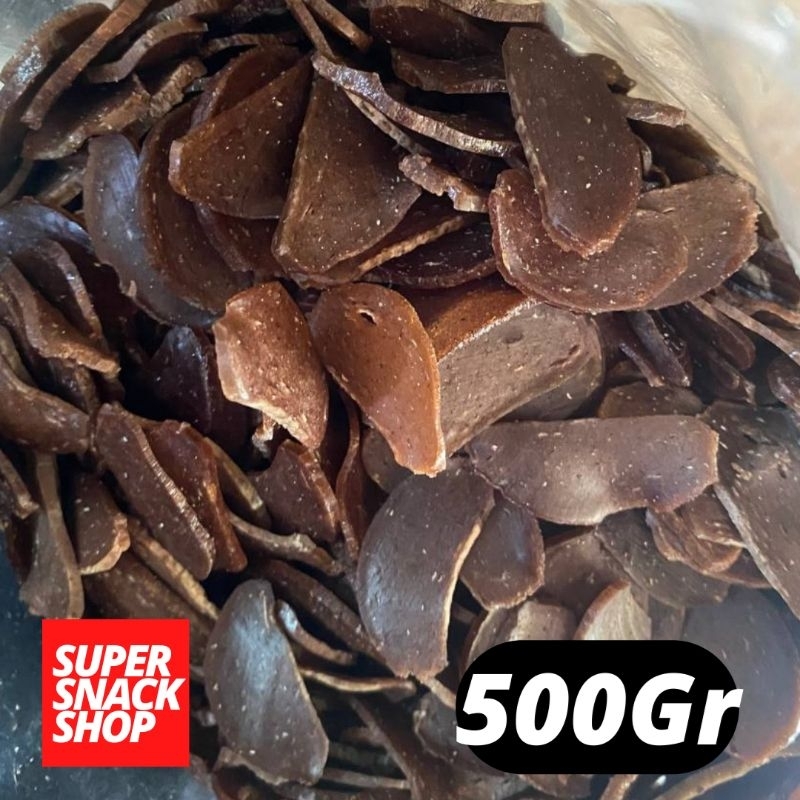 

KRUPUK / KERUPUK MENTAH / KERUPUK SEBLAK JENGKOL HITAM BULAT 500GR