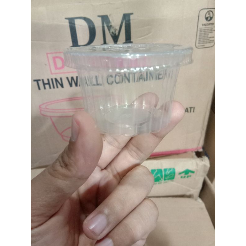 Cup Puding / Gelas Cup Jelly Agar Puding / Gelas Cup Puding Cup Plastik Isi 50pcs