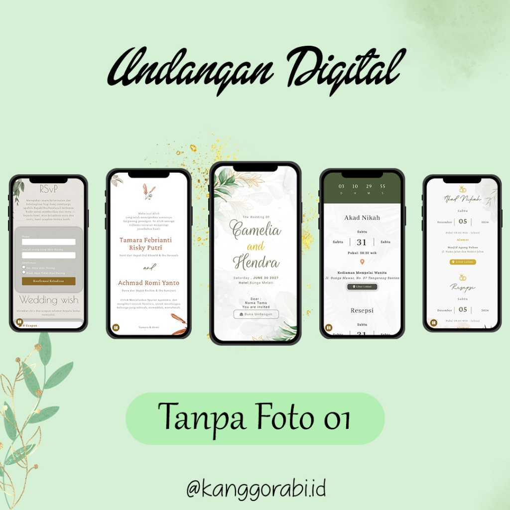 Undangan Digital  | Undangan Pernikahan | Undangan Web Pernikahan | Undangan Web | Undangan Website 