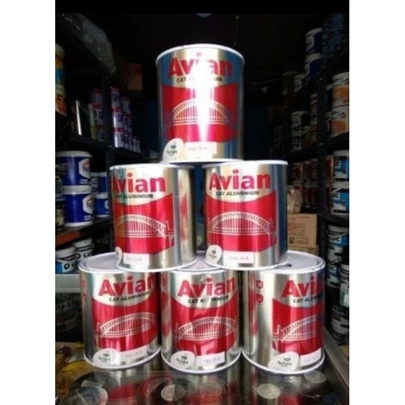Cat Besi dan Plastik 1 kg Alumunium Silver Chrome Perak 1kg