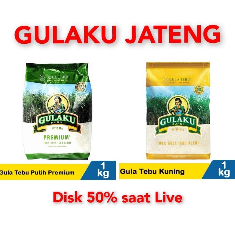 

R3adystck GULAKU Gula Pasir Premium 1 kg RANDOM Harga Baru