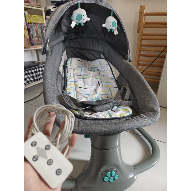 pp preloved bouncer snuggli weeler cocolatte bukan nuna swing ayun ayunan samping otomatis automatic