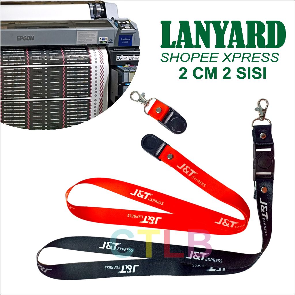 

GANTUNGAN NAME TAG J&T/KALUNG ID CARD J&T/TALI LANYARD J&T PRINTING SUBLIM ANTI LUNTUR