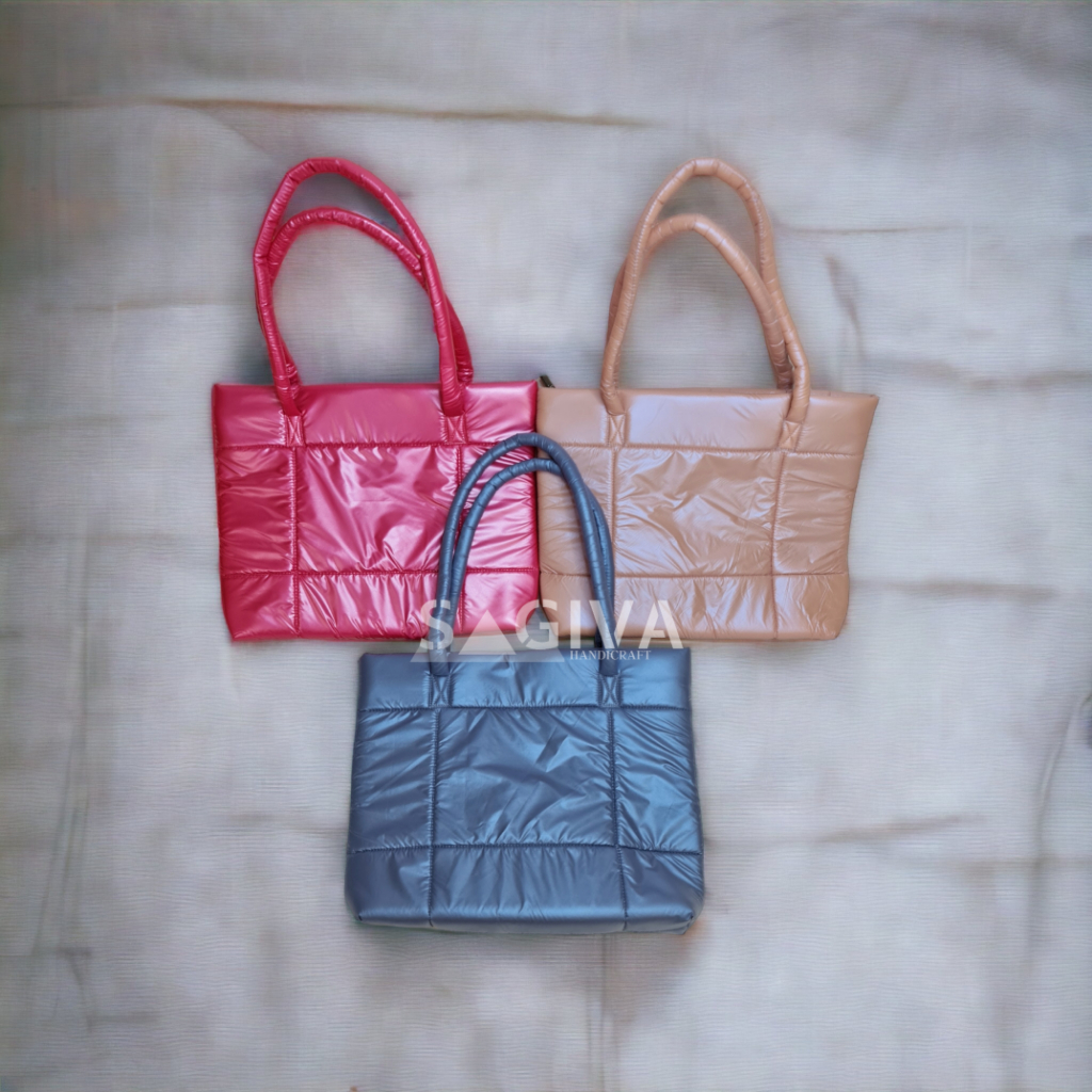 Tas Puffy Bag Kain Besar Gemoy