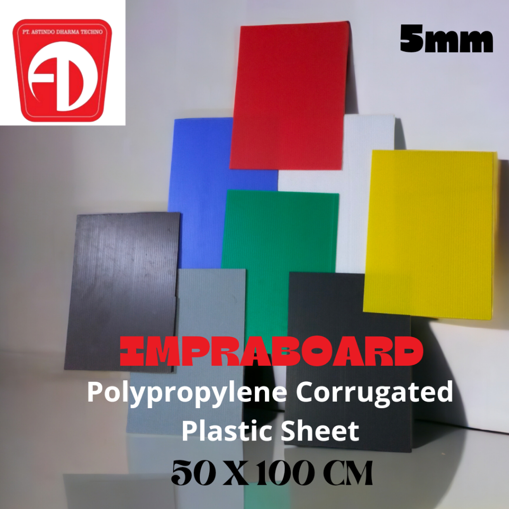

Impraboard PP Board 50 X 100 CM 5mm