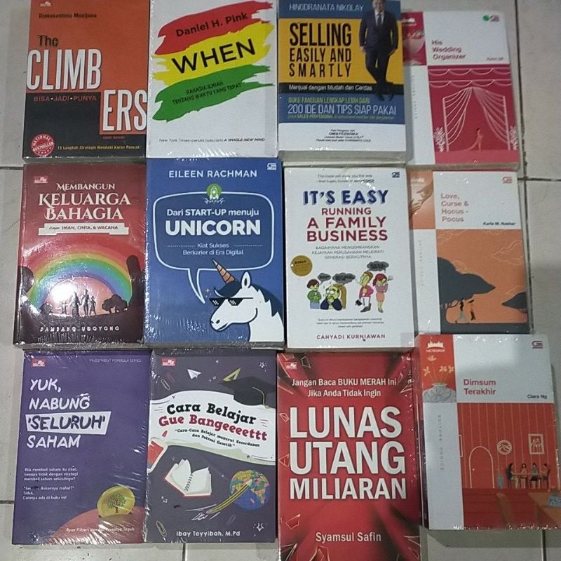 Buku MOTIVASI / MOTIVASI BISNIS / ORIGINAL / PENGEMBANGAN DIRI / SELF IMPROVEMENT / MOTIVASI BISNIS 
