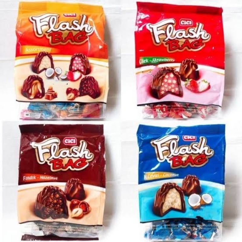

Cici Flash Bag Chocolate rasa 300g coklat turki cokelat import