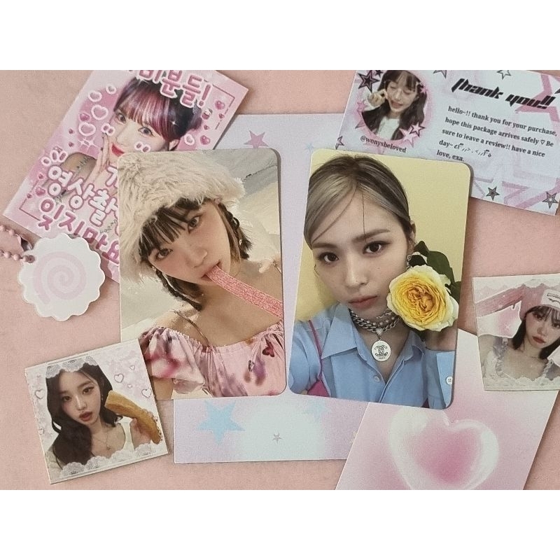 [BACA DESC] wts girl group photocard official bundle candy chaewon yupi sourbelt newjeans hyein dani