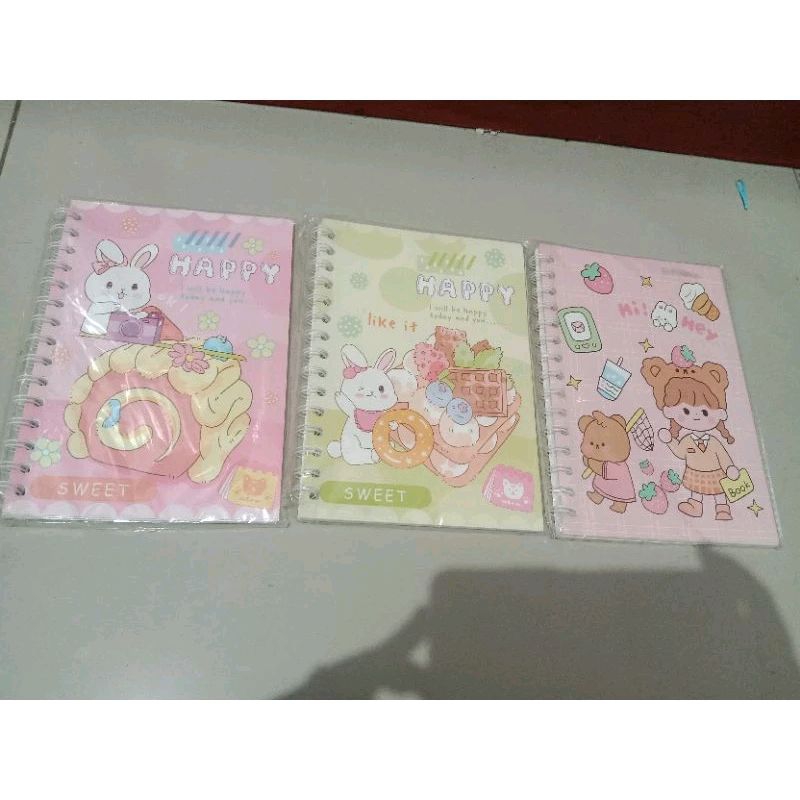 

NoteBook spiral A5 polos // buku tulis spiral A5