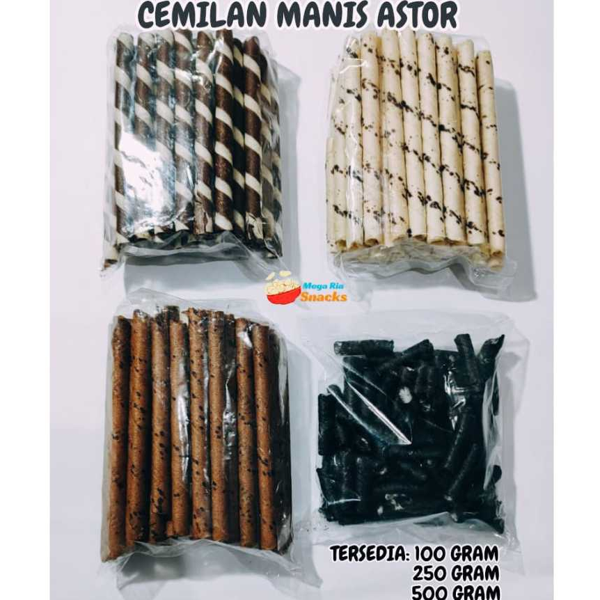 

Astor Stik Panjang/Mini Manis Coklat 100gr/250gr/500gr