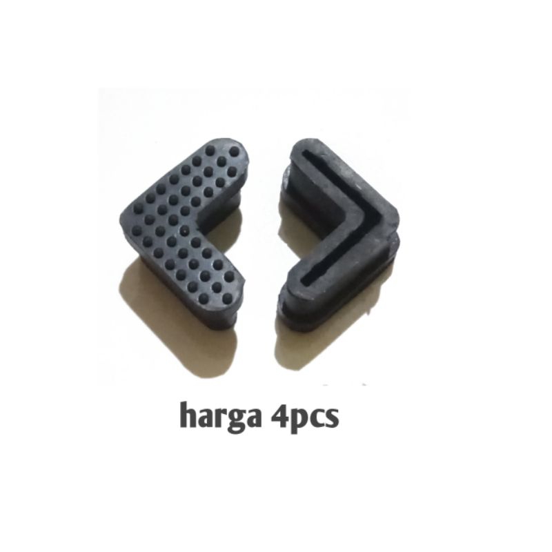 Karet kaki meja siku lubang 35x35