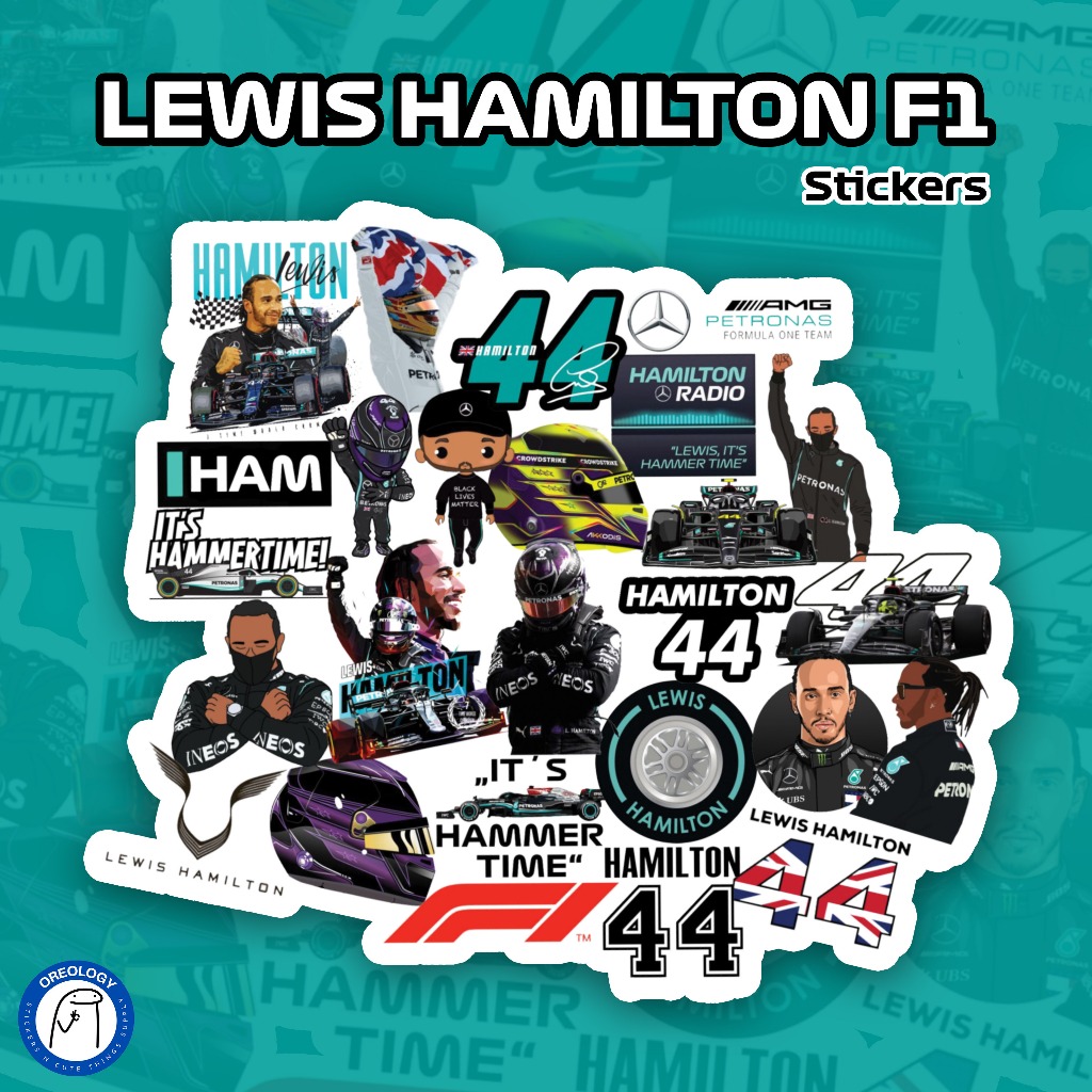 

Sticker pack F1 Lewis Hamilton 15-25pcs /stikerglossy/stikerf1/stikertumblr/stikermobilf1/amg