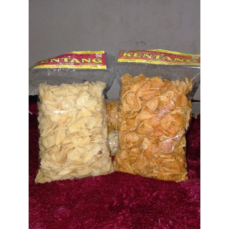 

[Pack] Keripik Kripik Kerang Kentang Cemilan Khas Tasikmalaya Isi 250 gr