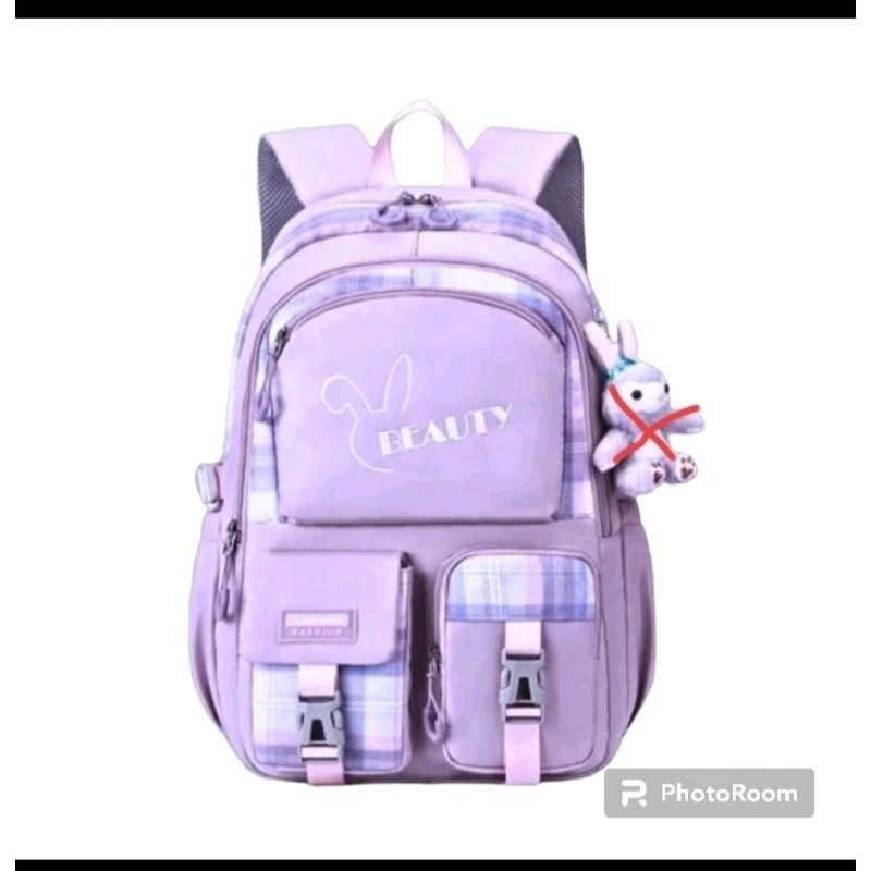 tas,ransel,anak,perempuan,sd,smp,warna,tinggal,ungu,muda