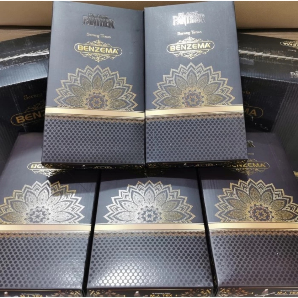 Sarung Tenun Benzema Black Panther