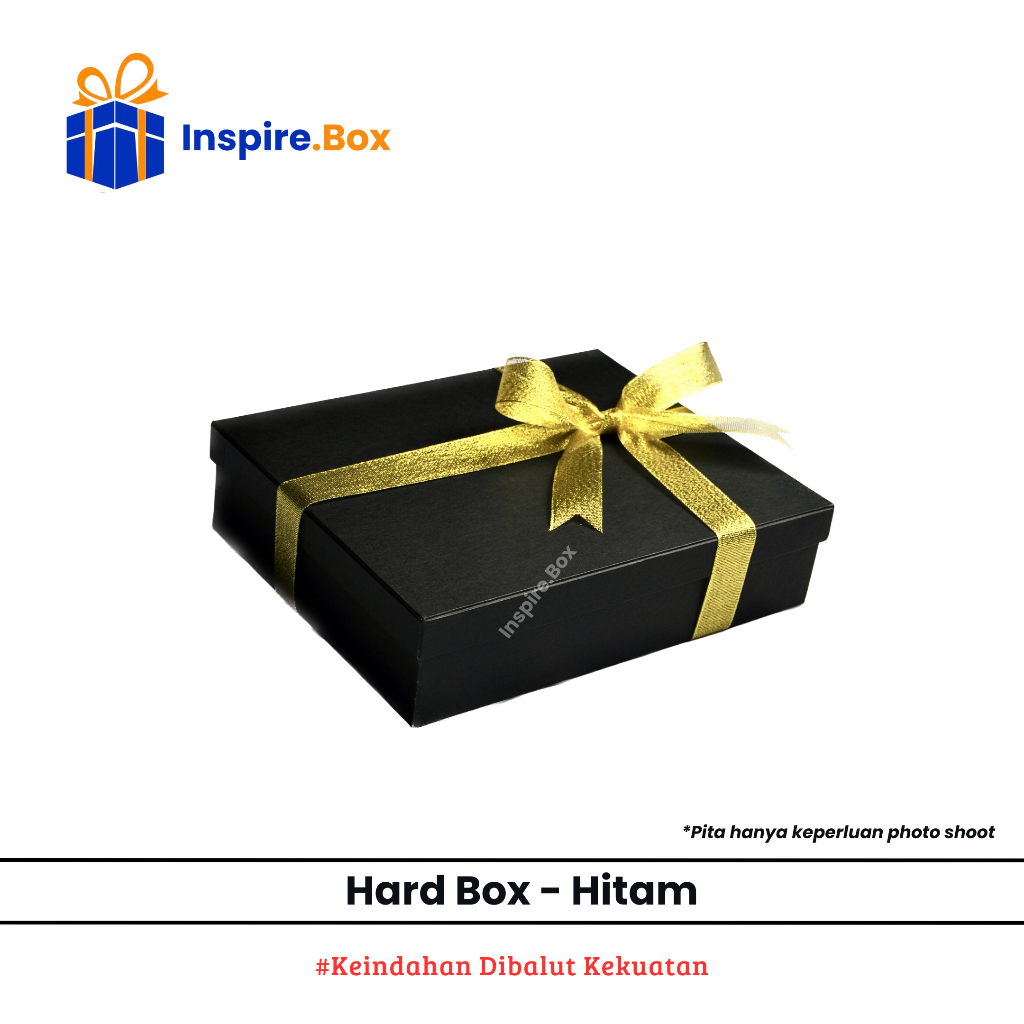 

Hard Box 25 25 12 - Gift Box 25x25x12 - Kotak Kado Hitam