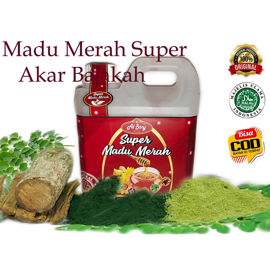 

Diskon Promo Super Madu Merah Akar Bajakah Nett 1kg Asli Murni Mix Herbal Dijual Murah