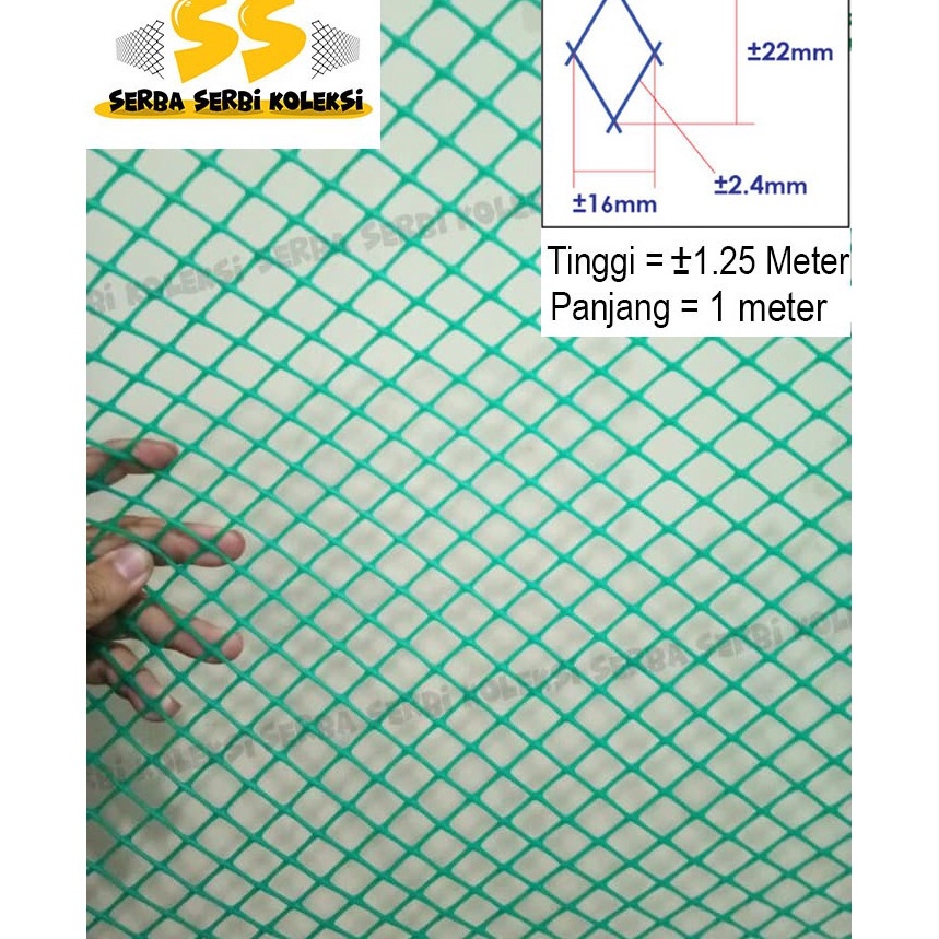 Terkini Kawat Jaring Plastik HDPE bentuk diamond