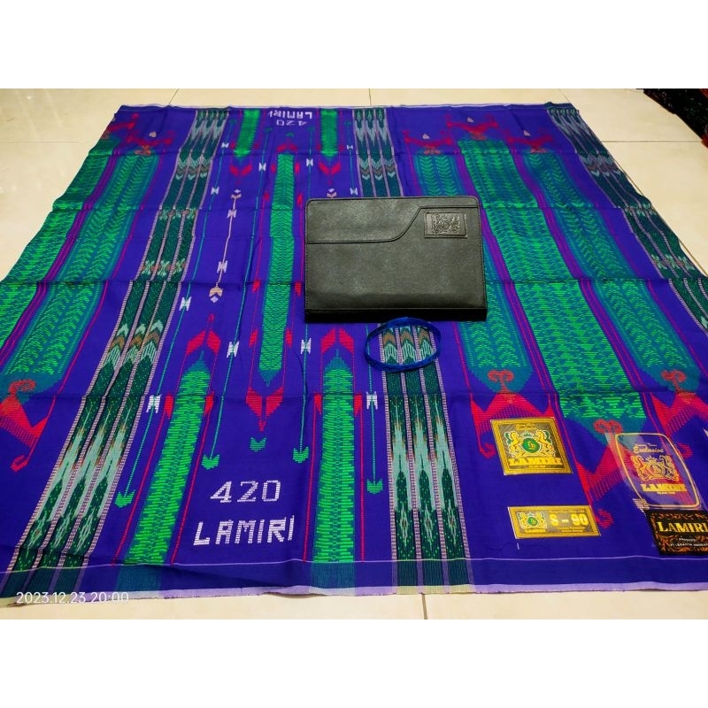 Sarung Lamiri MPM full sutra Sarung Sultan jahit tengah