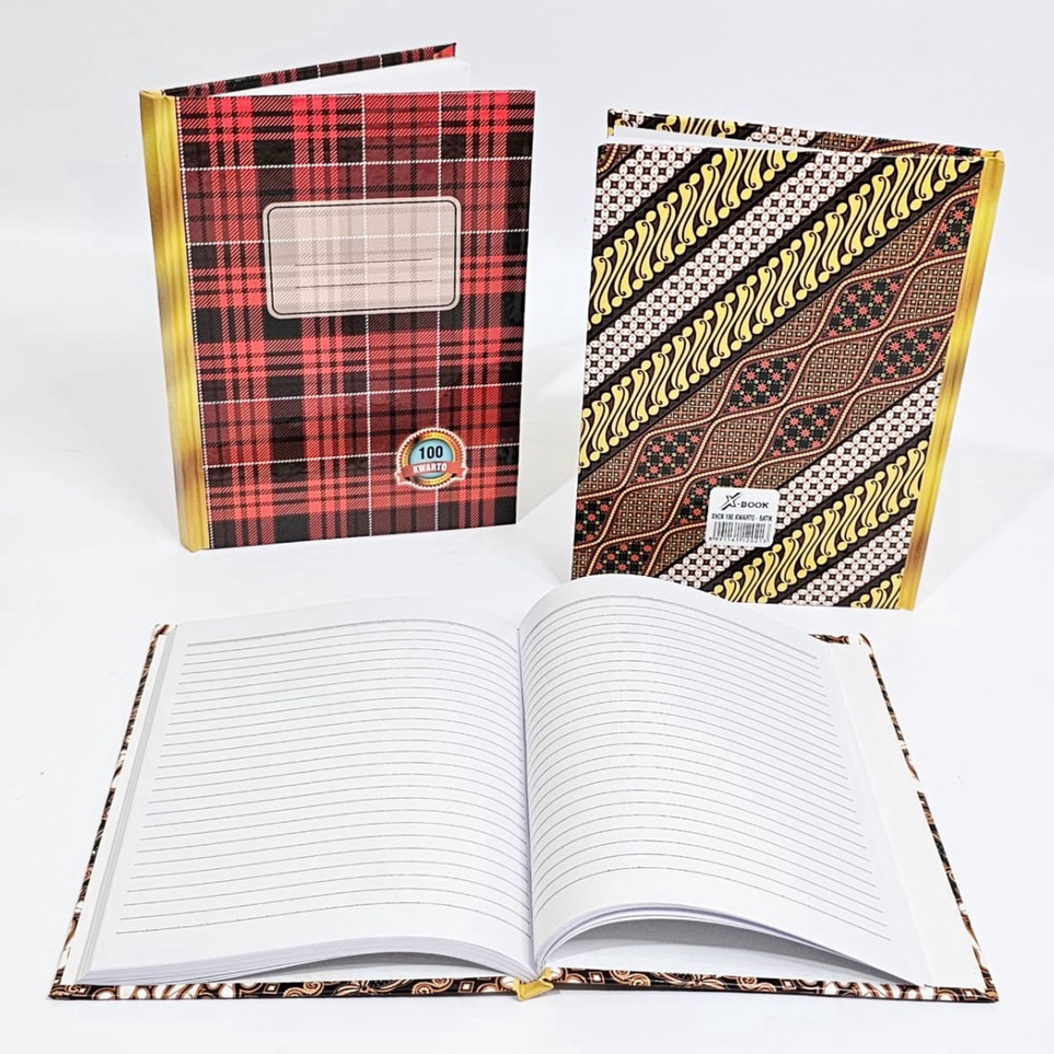 

SOS Buku Tulis Hardcover Xbook Kwarto 1LB