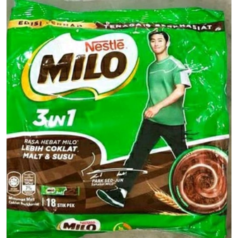 

milo 3in1 malaysia isi 18