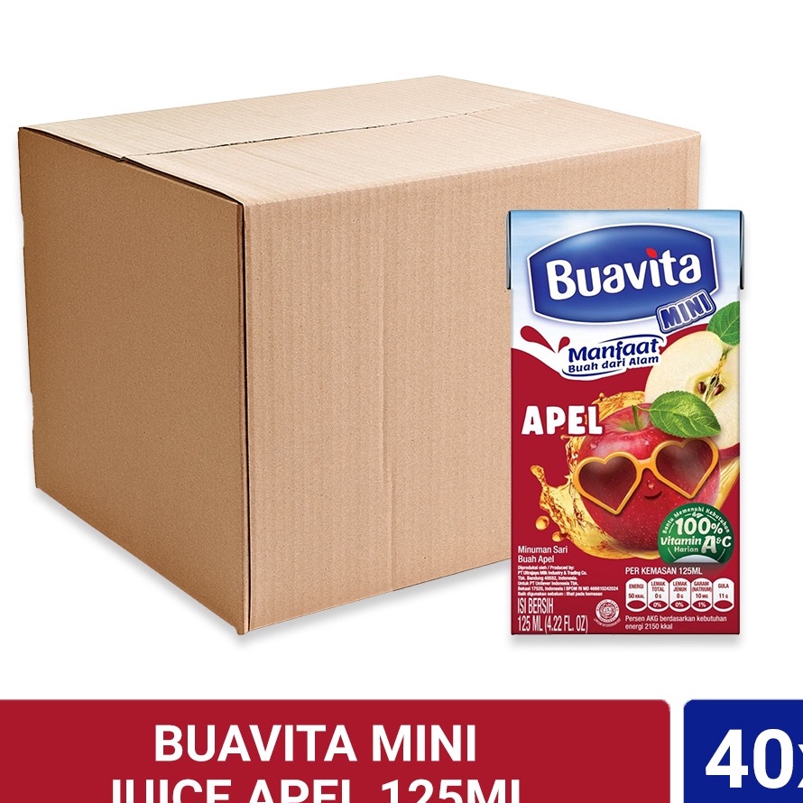 

Buavita Mini Juice Apel 125ml Isi 4