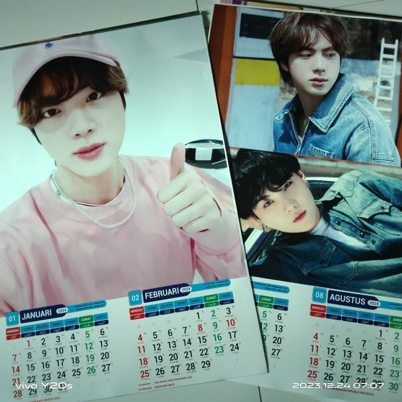 

kalender dinding BTS Member