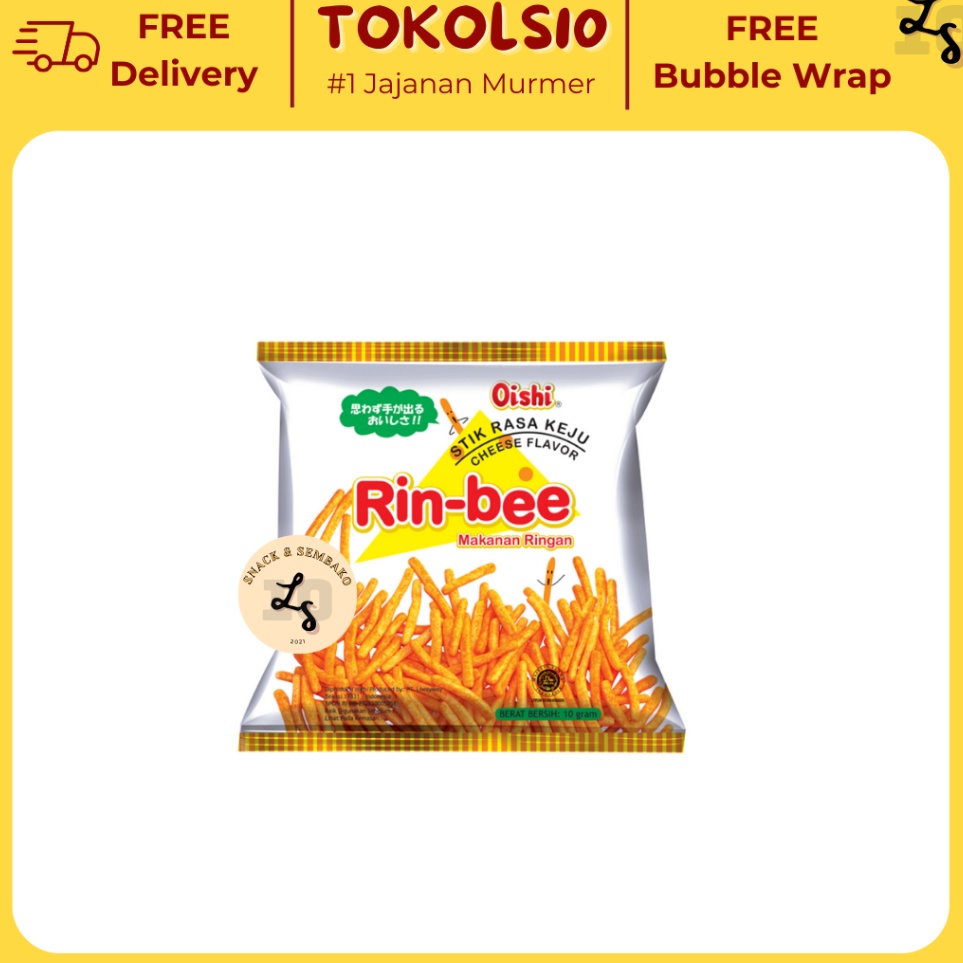 

Bayar Di Tempat Oishi Rinbee Rasa Keju 1 Pack 2 pcs x 1gr