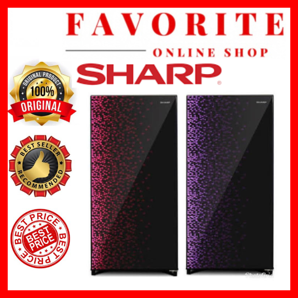KULKAS SHARP SJX 165 MG LEMARI ES 1 PINTU SJX165MG SJX 165MG SHINE