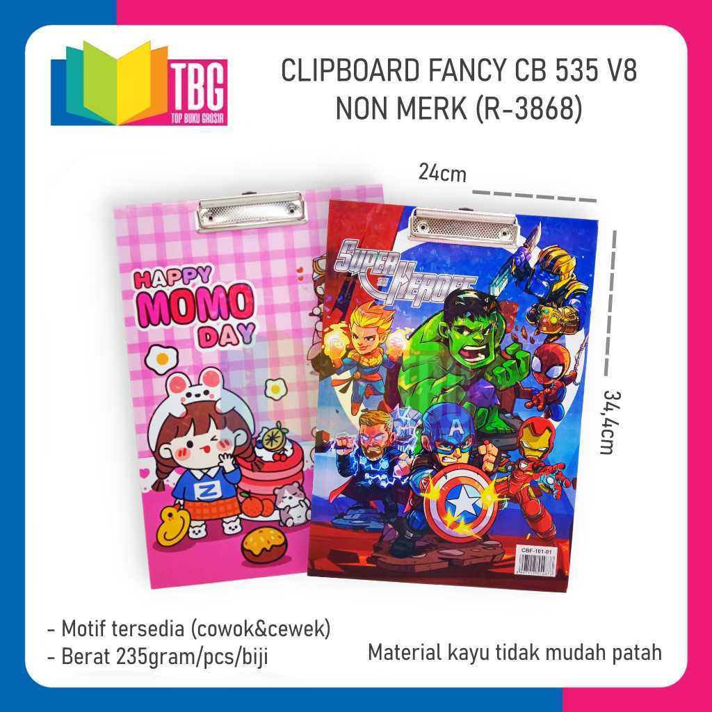 

1 PCS CLIPBOARD FANCY NON MERK PAPAN DADA JALAN KLIP ALAS UJIAN