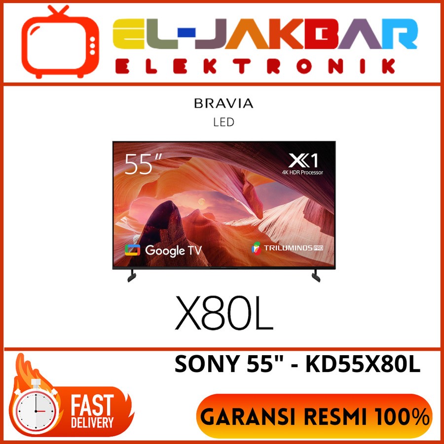 TV SONY 55 inch 4K Type KD55X80L