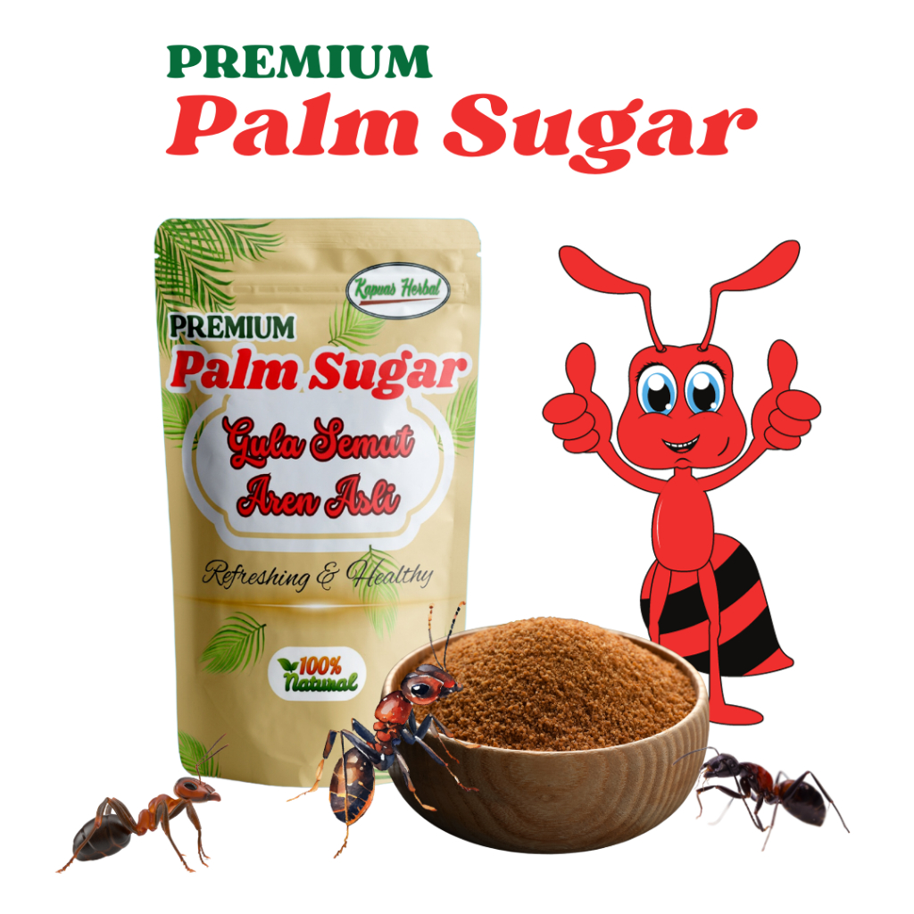 

Gula Semut Aren Asli Gula Aren Cair Bubuk Sachet Palm Sugar Organik