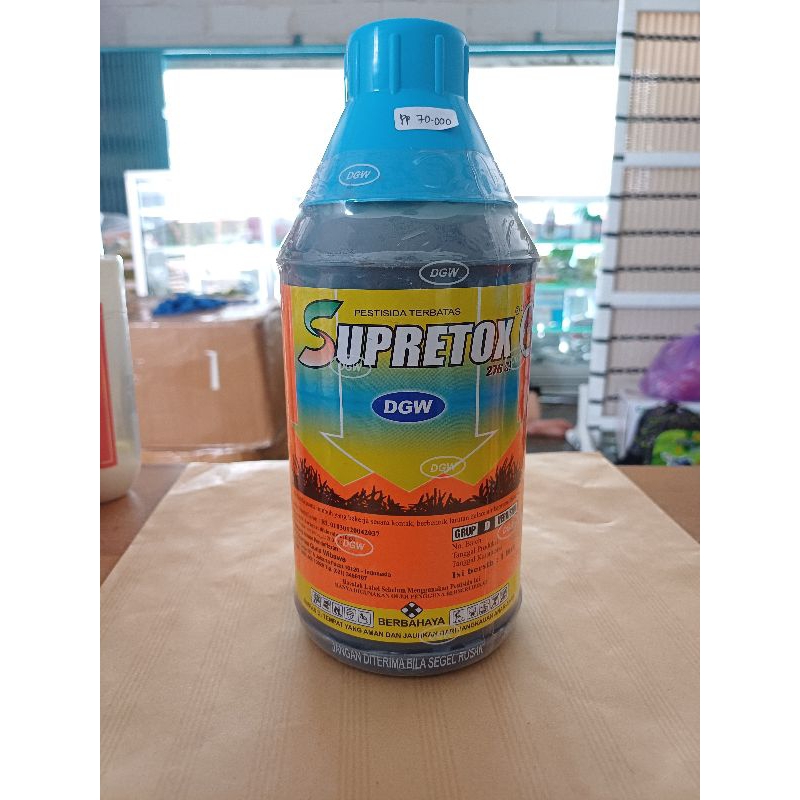 obat rumput langsung mati herbisida supretox 1liter