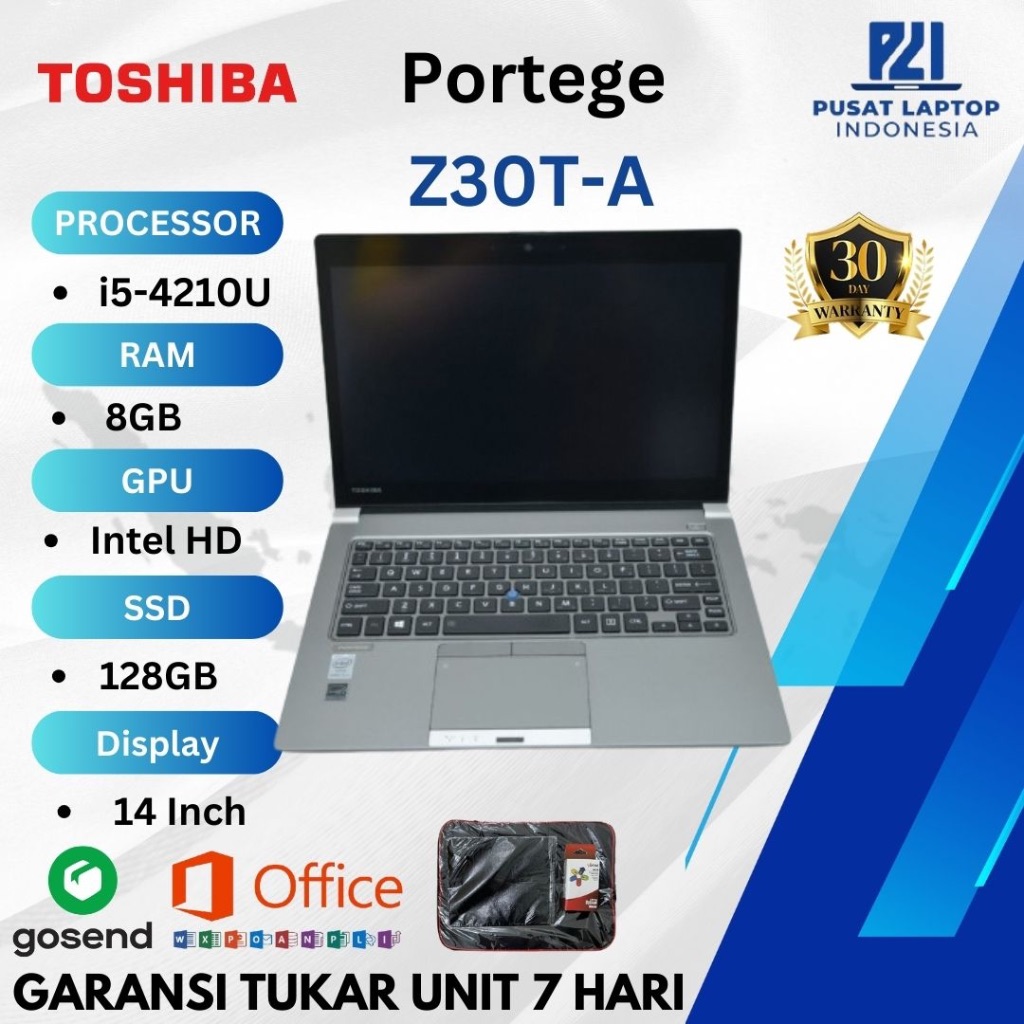 Toshiba Portege Z30T-A/B/C / Z20T-C Intel Core i5 gen 4 Second Original